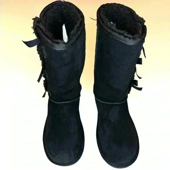 Koolaburra by Ugg Tall Black Boots Size 1 - Picture 2 of 9